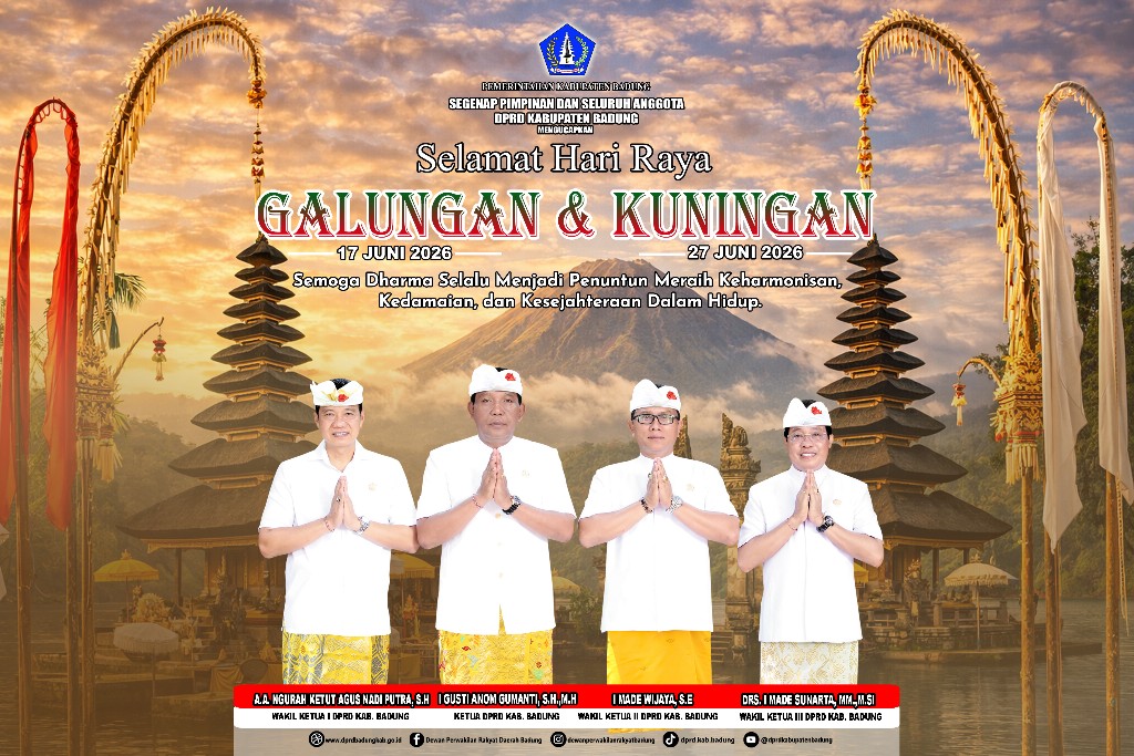 Pimpinan DPRD Badung Ucapkan Galungan dan Kuningan