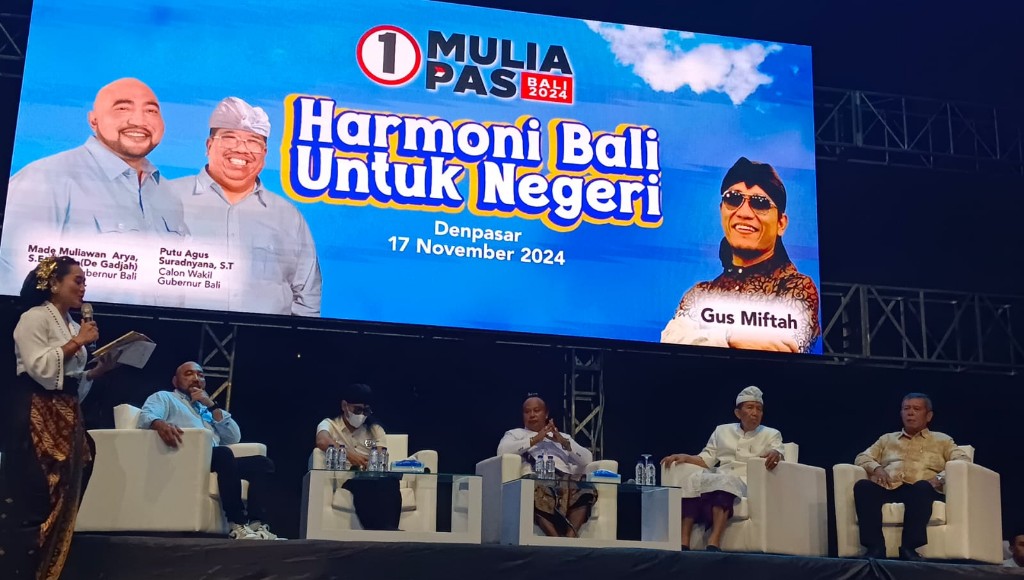 Dokumentasi dari - Mangku Pastika - Gus Miftah Harmoni Bali Untuk Negeri, Serukan Pilkada Tetap Satu Semangat Menyame Braya