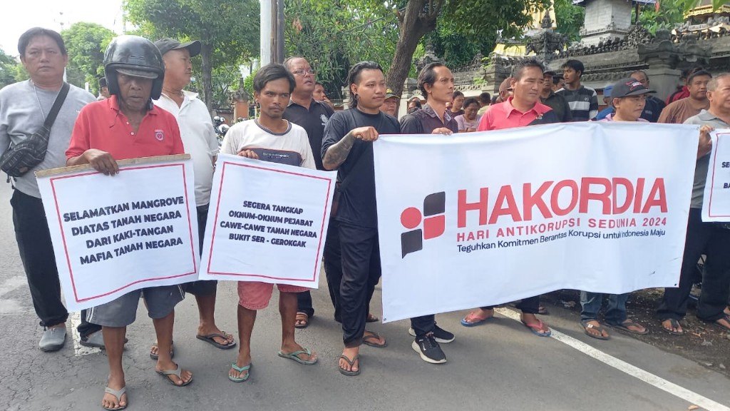 Dokumentasi dari - LSM Genus, Desak Kejaksaan Serius Tangani Kasus Bukit Ser di Grokgak, Buleleng
