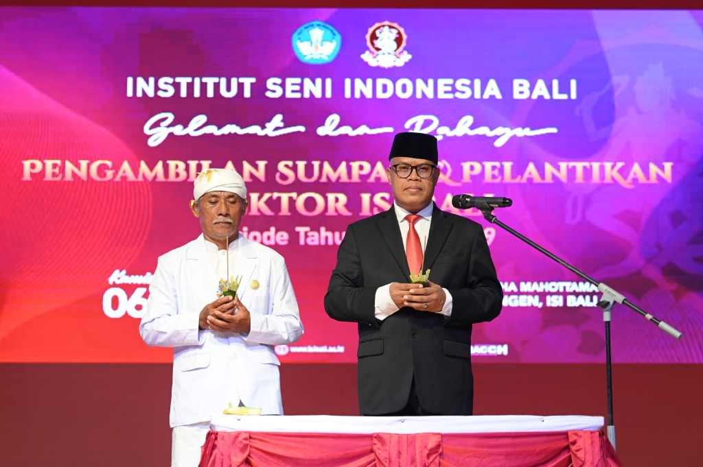 Dokumentasi dari - Prof Kun Kembali Dilantik Rektor ISI Bali, Penguatan Kampus Selaras Cita Bangsa Indonesia Emas