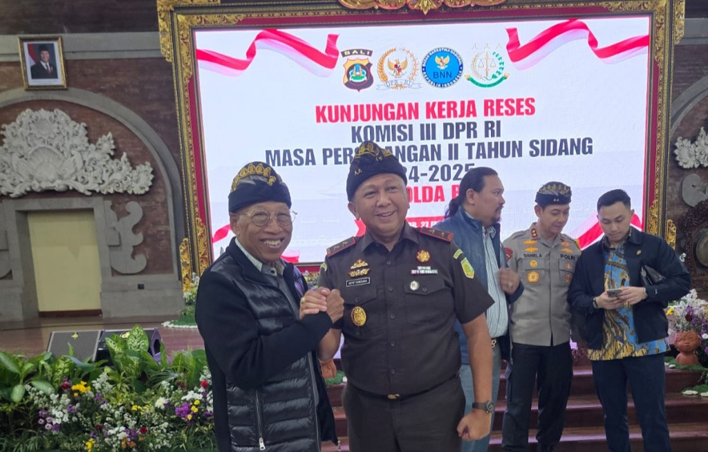 Dokumentasi dari - Kejaksaan Eksekusi Paksa Pelaku Penodaan Nyepi, Sudirta Puji Sikap Tegas Jajaran Kejati Bali