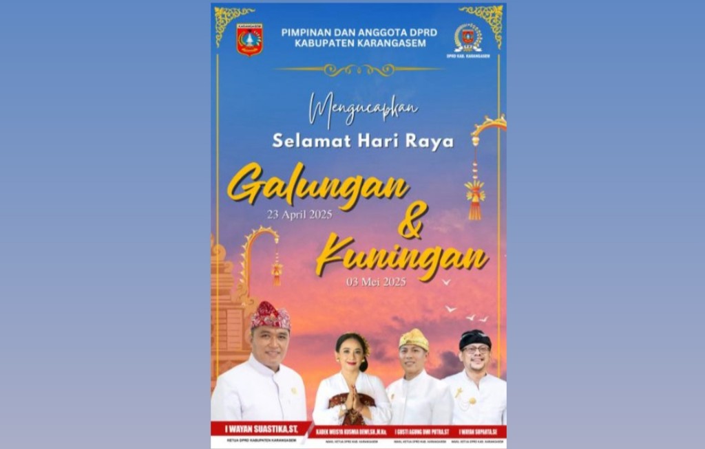 Dokumentasi dari - Ketua DPRD Karangasem Suastika Ucapkan Selamat Galungan Kuningan