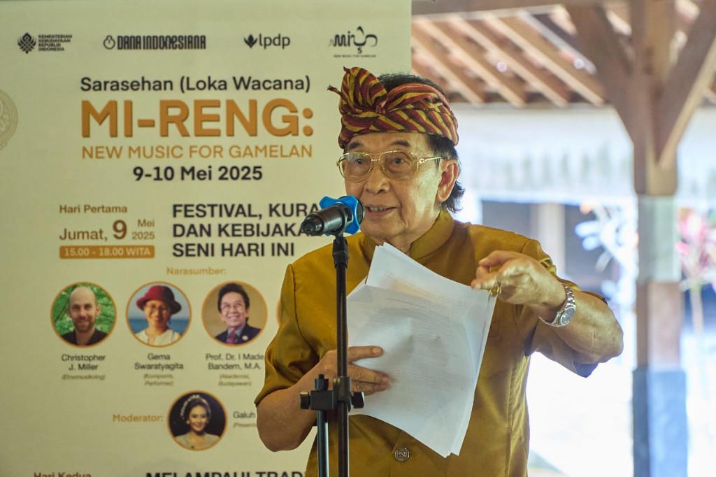 Dokumentasi dari - Sarasehan Mi-Reng, Eksplorasi Gamelan Sejak McPhee - Gde Yudana