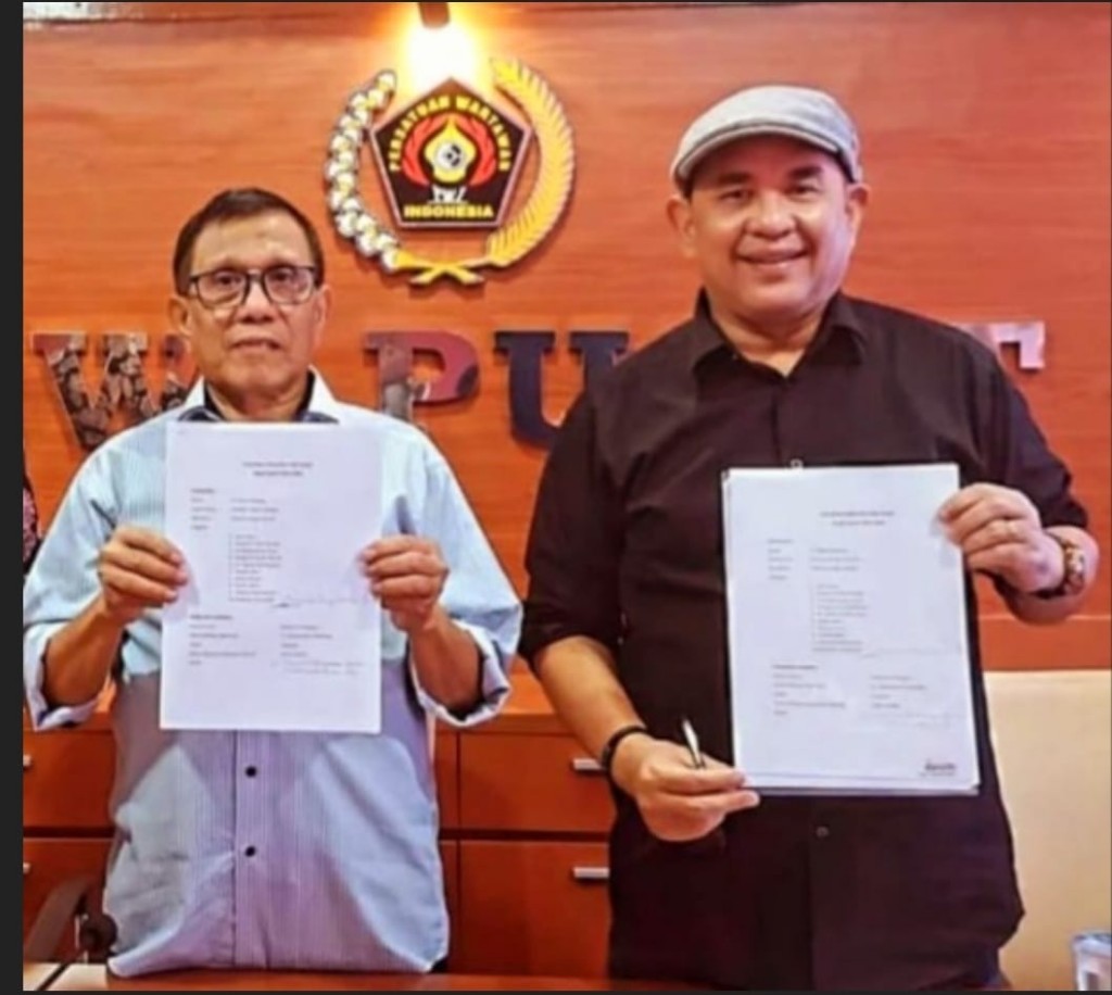 Dokumentasi dari - Rapat Online, PWI Sepakati Panitia Kongres Persatuan