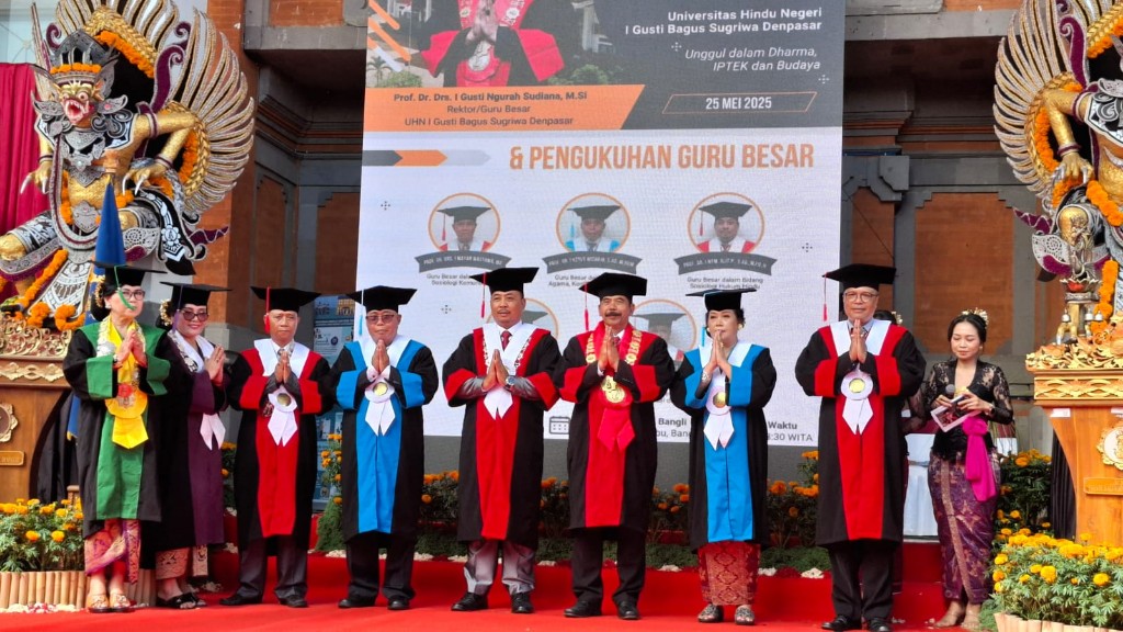 Dokumentasi dari - 21 Guru Besar UHN Sugriwa, Universitas Hindu Negeri Pertama di Indonesia Menuju World Class University