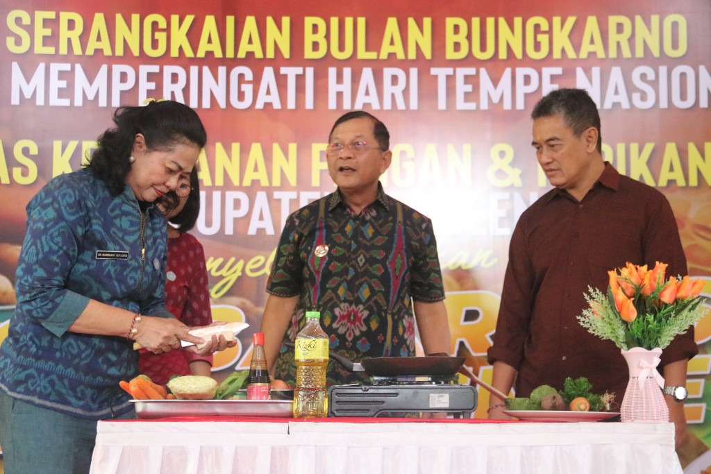 Dokumentasi dari - Sambut Bulan Bung Karno, DKPP Buleleng Gelar Lomba Olahan Tempe Dan Pangan Lokal