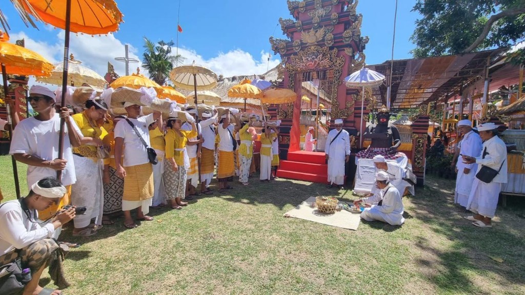 Dokumentasi dari - Braya Mulism Karangasem Terlibat Aktif Karya Baligia Utama Puri Agung Karangasem di Taman Sukasada Ujung
