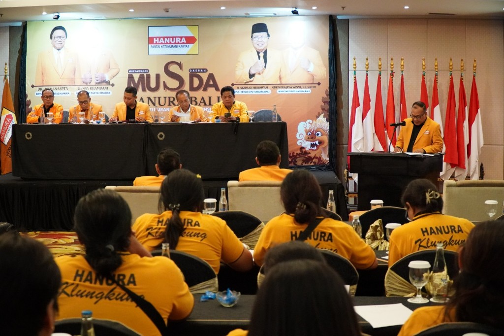 Dokumentasi dari - Kembalikan Kejayaan, Gde Wirajaya Wisna Aklamasi Pimpin Hanura Bali 2025–2030