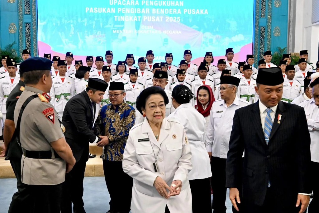 Dokumentasi dari - Pengukuhan Paskibraka, Megawati Tekankan Peran Generasi Muda hingga Duta Pancasila