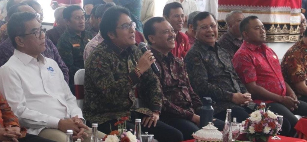 Dokumentasi dari - Wagub Bali Giri Prasta Launching Siaran TV Digital di Turyapada Tower