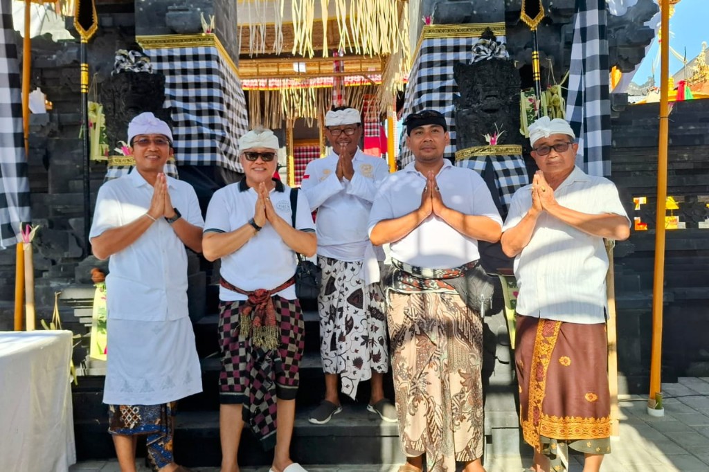 Dokumentasi dari - Semangat Ngayah Tak Tergantung Dana Hibah atau Bansos, Upacara Melaspas Pura Tedung Sari dan Pura Bhagawan Penyarikan di Pedungan