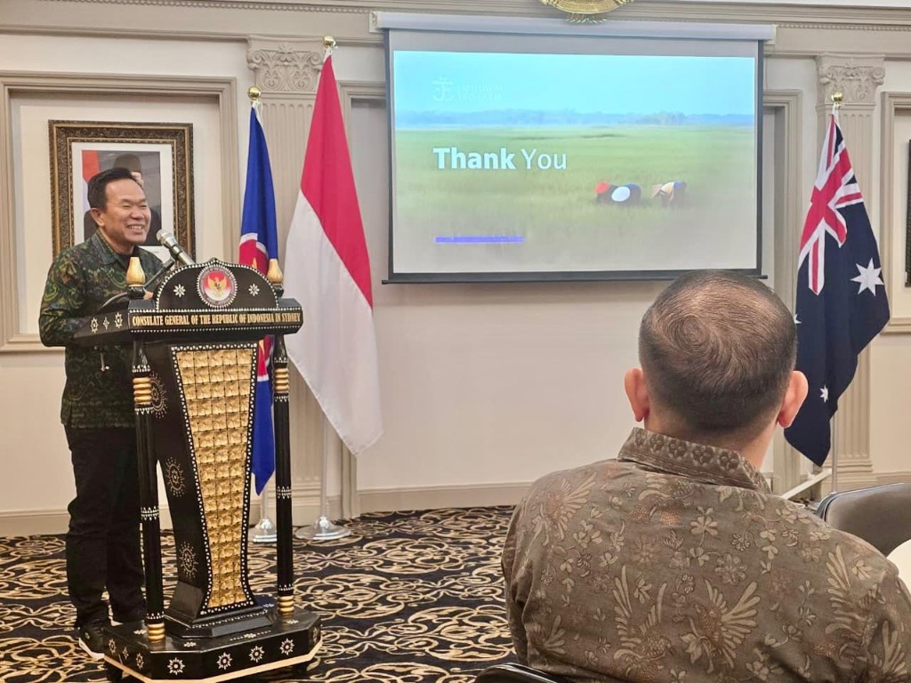 Jhon Purna Promosikan Subak Jatiluwih di Edu Trip Australia 