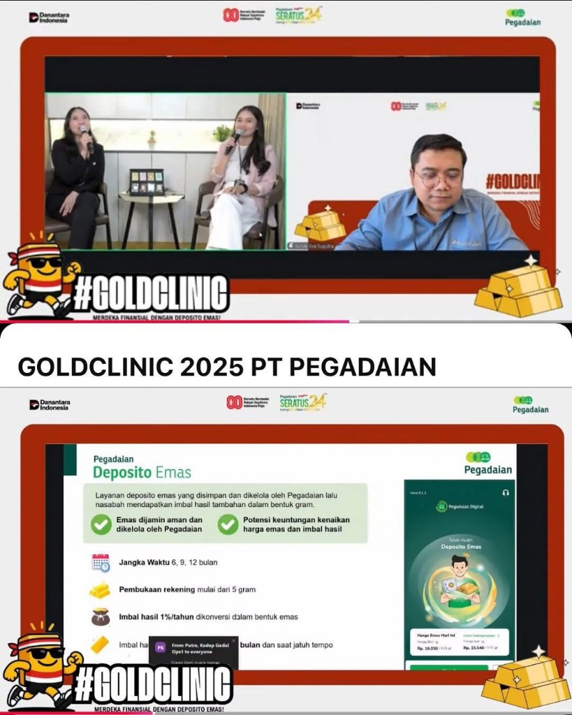 Dokumentasi dari - Pegadaian Denpasar Gelar Gold Clinic: Edukasi Merdeka Finansial dengan Deposito Emas