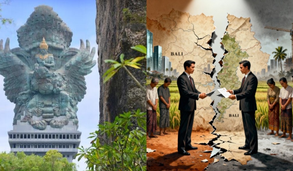 Dokumentasi dari - Bali Terjual Sedikit Demi Sedikit: Patung Kebanggaan GWK, Tanah Tergadai, Warga Hanya Jadi Penonton