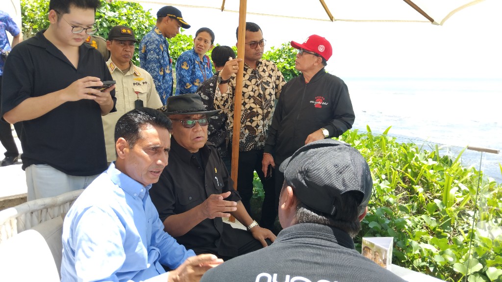 Dokumentasi dari - Nuanu Kooperatif, Sidak Pansus TRAP DPRD Bali, Tertibkan Sempadan Tebing Areal Luna Beach Club 