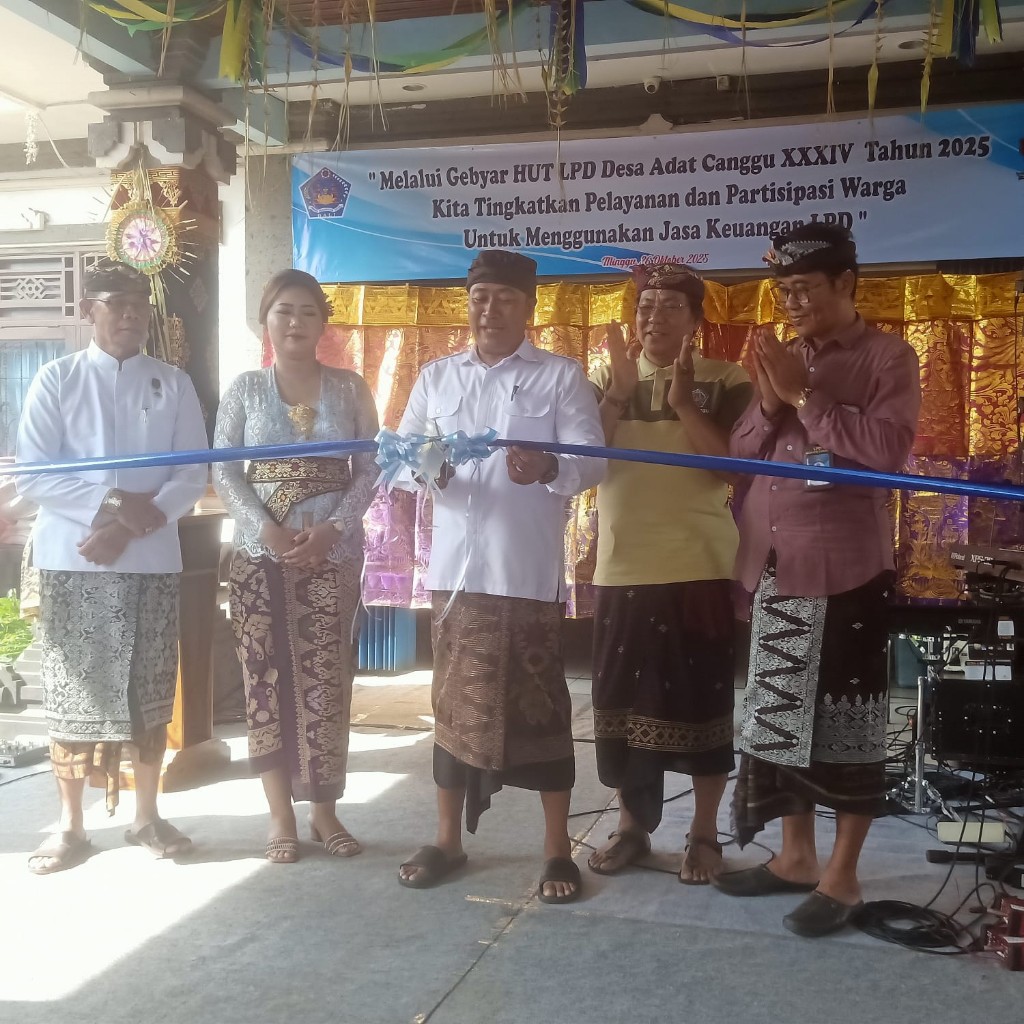 Mempermudah Transaksi, LPD Canggu Luncurkan e-banking dan Anjungan Tunai Mandiri (ATM) HUT Gebyar LPD ke-34