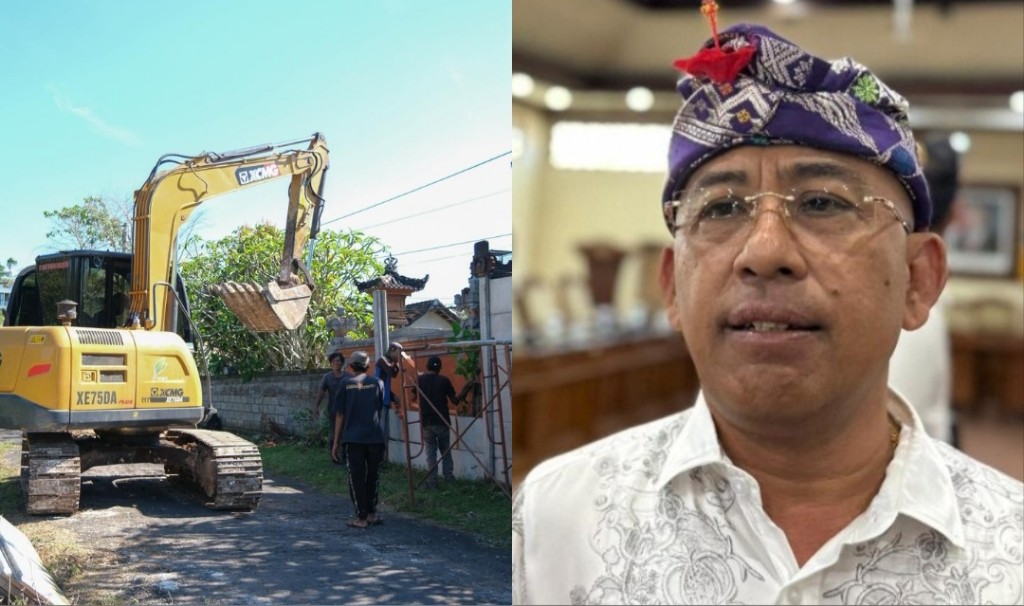 Dokumentasi dari - Akhirnya GWK Bongkar Akses Utama Jalan Magada, Disel: Suksema Rakyat Bali