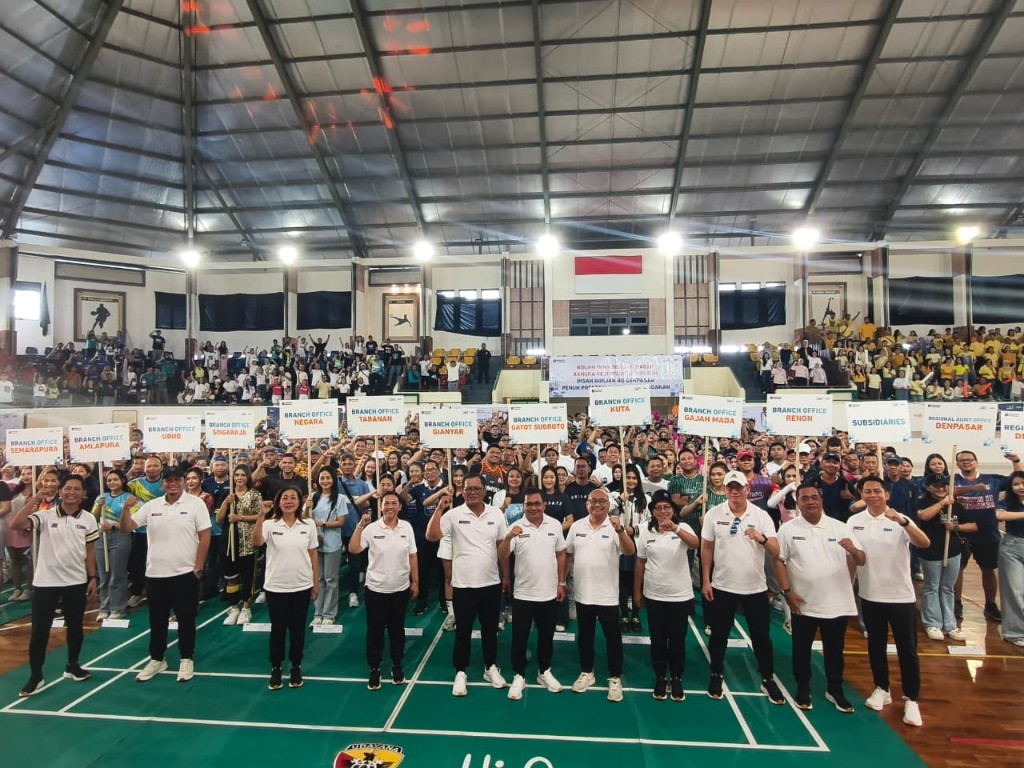 BRI SportArtCular 2025 Hadirkan Semangat Kolaborasi & Budaya Kerja Sehat di BRI Region 17/Denpasar