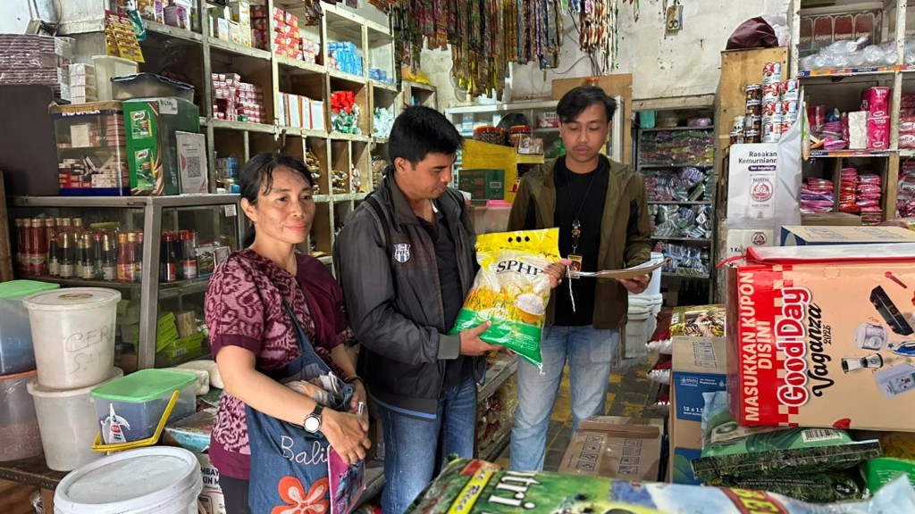 Dokumentasi dari - Tak Temukan Beras Diatas HET, Satgas Pangan Polda Bali Tetap Lakukan Inspeksi Pasar