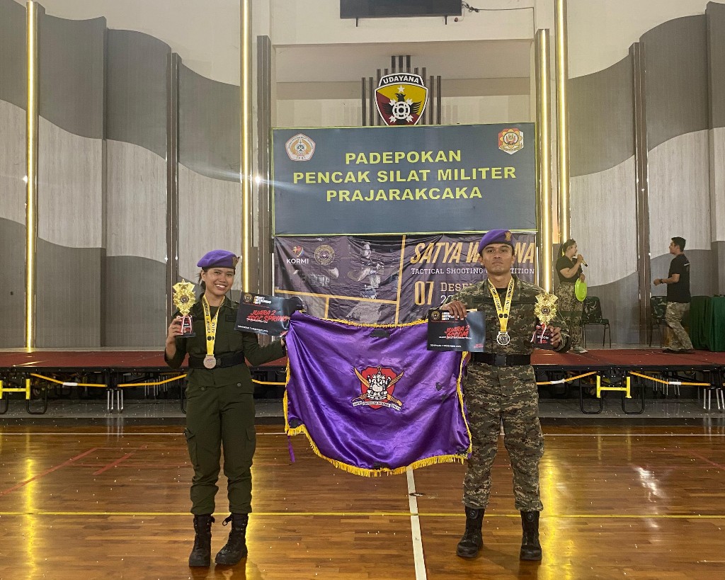 Korps Menwa Ugracena Bali Raih Prestasi Gemilang di Tactical Shooting Competition SATYA WACANA 2025
