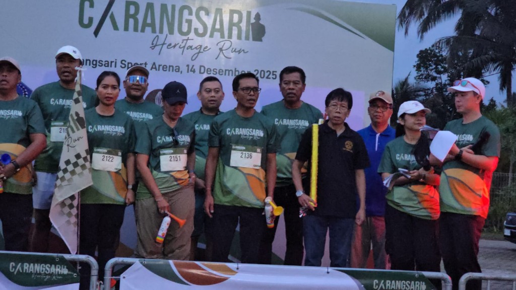 Undhira Dukung Carangsari Heritage Run, Promosi Desa Wisata Tanah Kelahiran Pahlawan Nasional Ngurah Rai
