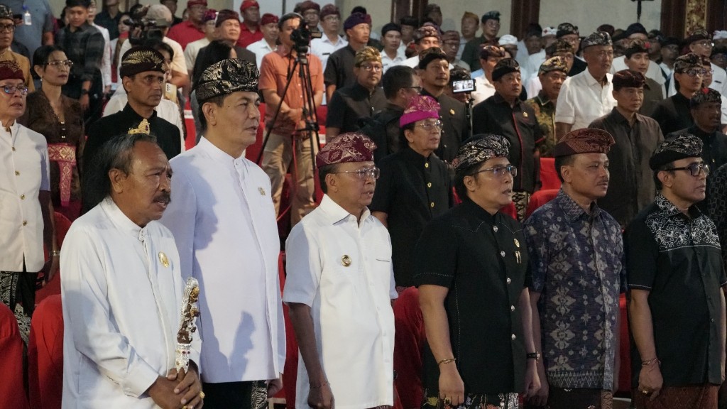 Tonggak Menata Arah Pembangunan, Gubernur Bali Resmikan Pelaksanaan Haluan Pembangunan Bali 100 Tahun Era Baru