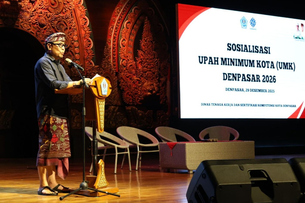 Dokumentasi dari - UMK Denpasar Ditetapkan sebesar 
Rp 3.499.878,78