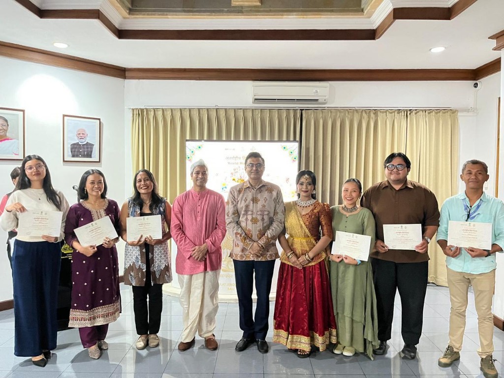 Diplomasi Lunak India, Perayaan Hari Bahasa Hindi Sedunia di Bali