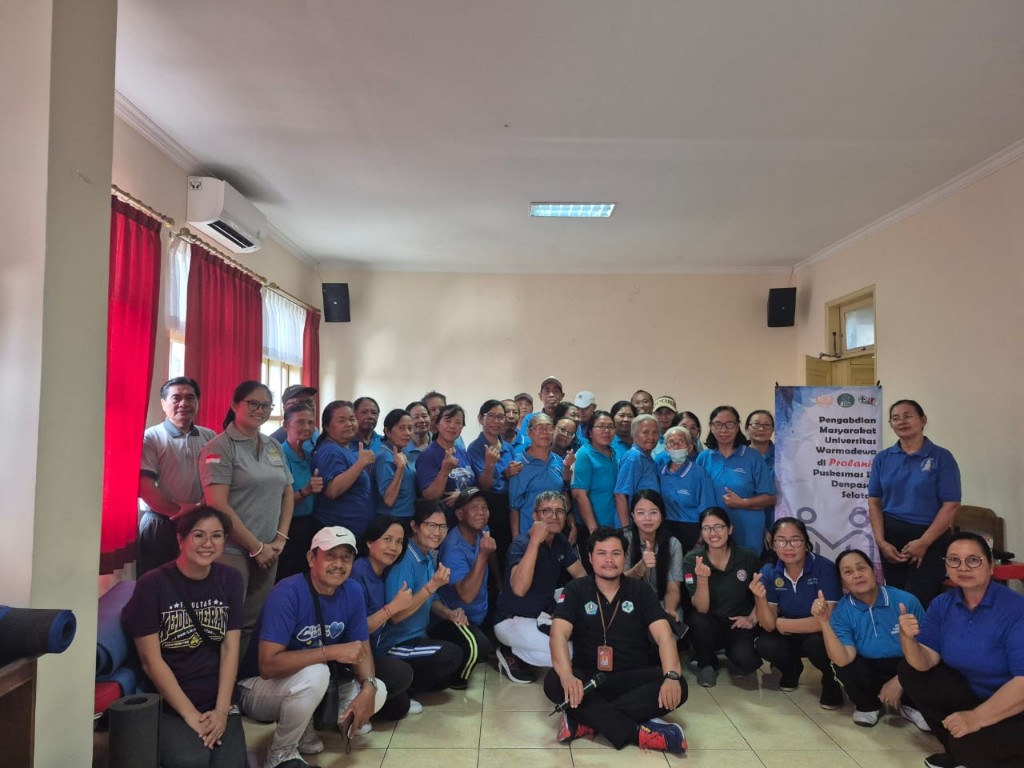 Sehat di Usia Senja: Upaya Puskesmas IV Denpasar Selatan dan FKIK Warmadewa Kendalikan Penyakit Tidak Menular