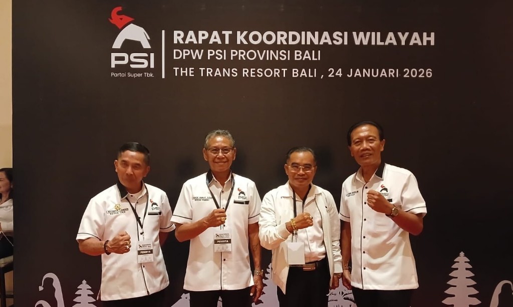 Dokumentasi dari - Edi Wirawan Resmi Pimpin PSI Tabanan Dilantik Kaesang Pangarep, Generasi Muda Jadi Andalan