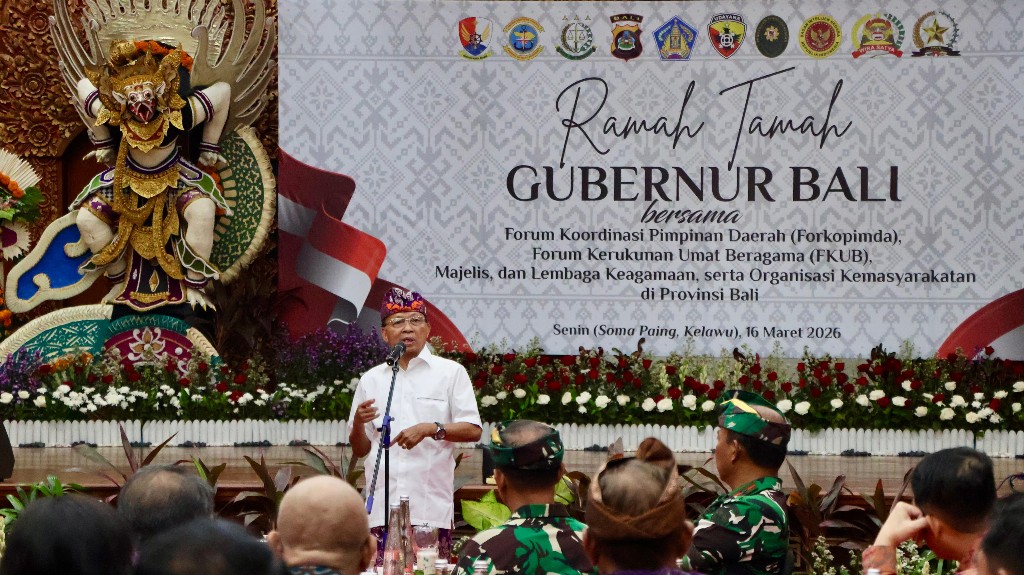 Sepakat Jaga Esensi Kesucian Nyepi dan Idul Fitri, Gubernur Koster Kumpul Bersama Forkopimda, Majelis Agama, FKUB dan Ormas