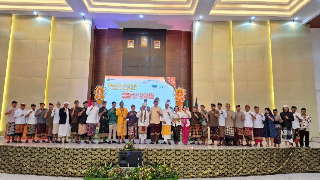 Resmikan Fakultas Saintek UHN Sugriwa, Menag; Kita Ingin Membuktikan Spiritualitas Hindu, Cetak Ilmuan Berjiwa Dharma