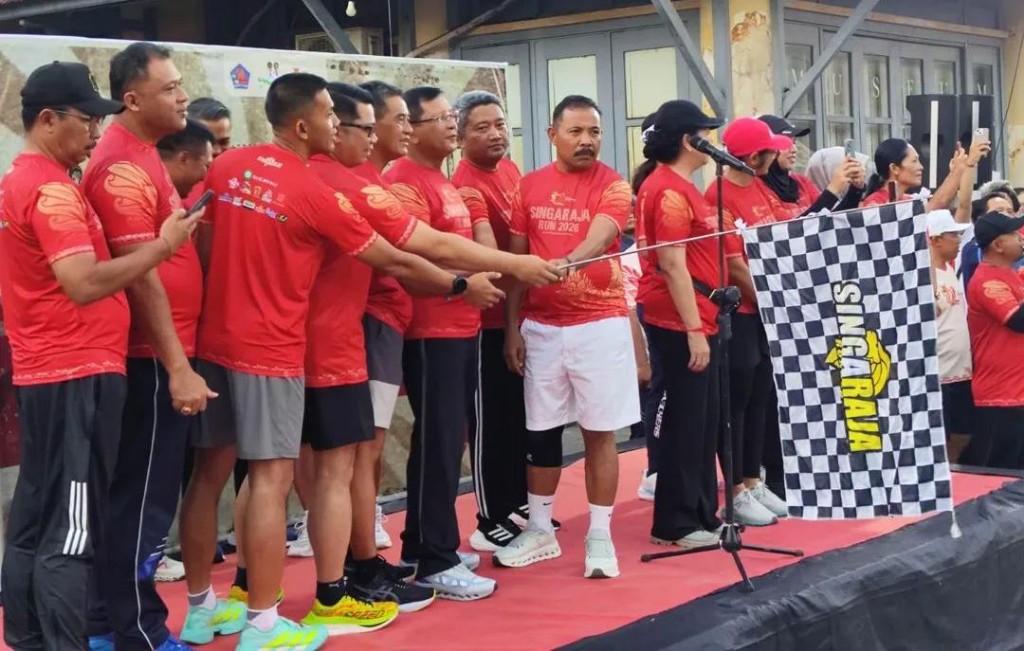 Lomba Lari 5 K, Singaraja Run, Berlangsung Meriah, Diikuti Ribuan Masyarakat