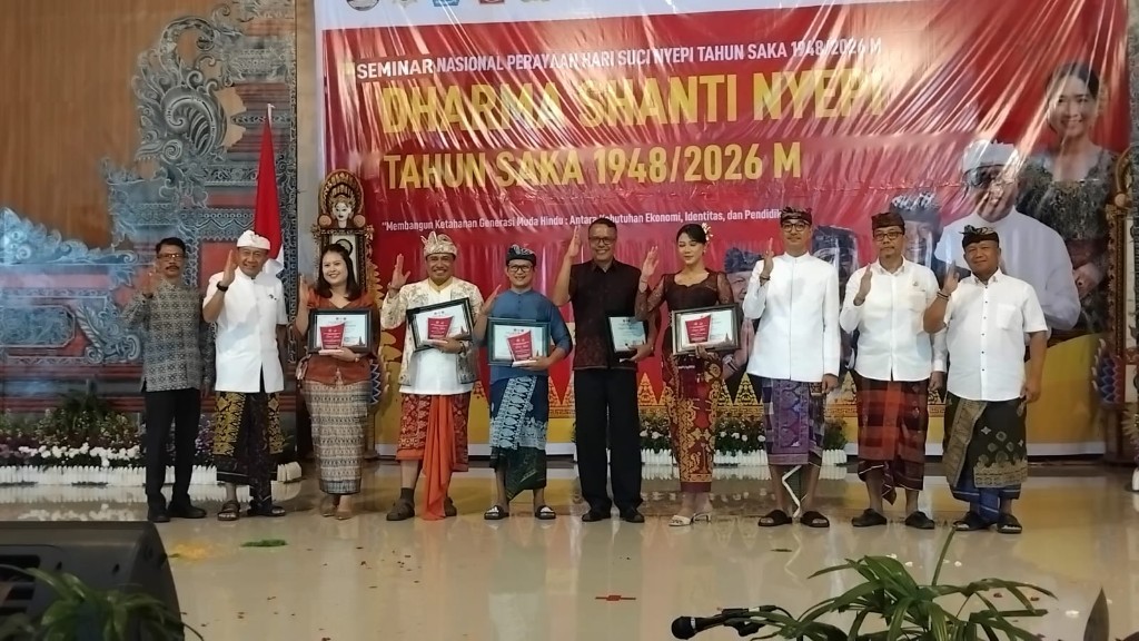 Puncak Dharma Santhi Nyepi Undang Presiden Prabowo, Semnas Bahas Ketahanan Generasi Muda Hindu - UMR Bali Rendah