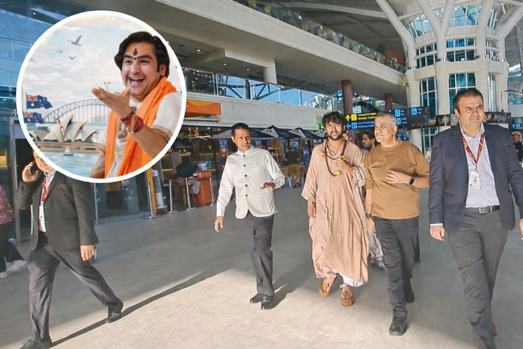 Dokumentasi dari - Tokoh Spiritual India Baba Bageshwar Dham Tur ke Australia Singgah di Bali, Kagumi Penghormatan kepada Hanoman Ingatkan Ramayana