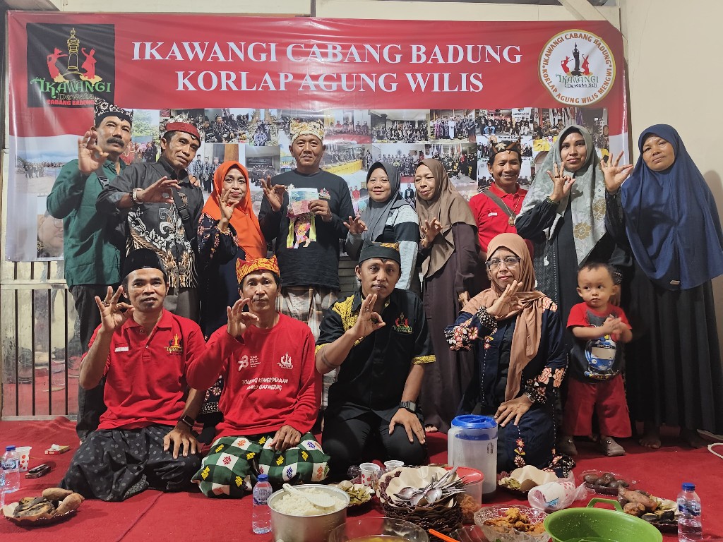 IKAWANGI Korlap Agung Wilis Mengwi Gelar Halal Bihalal Gabungan di Monumen Perjuangan Bangsal