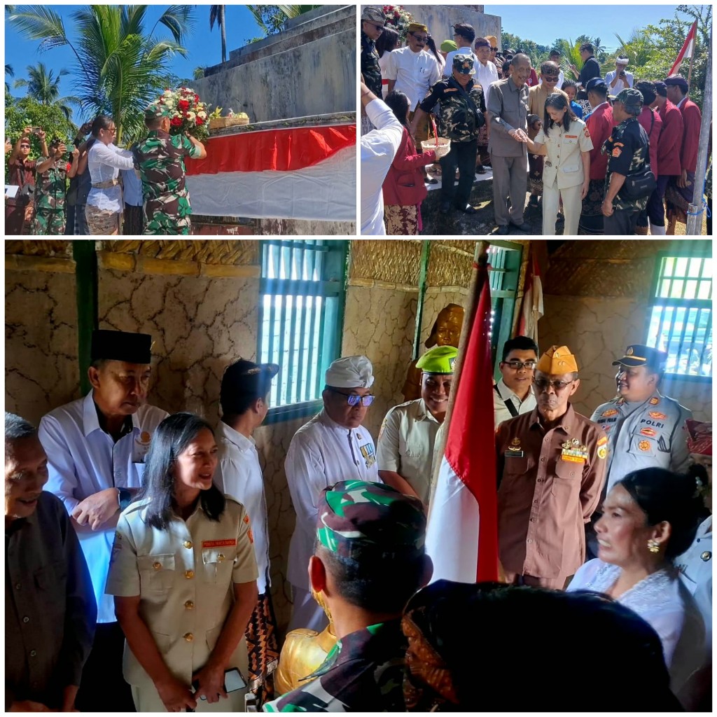 Kasrem 163/Wira Satya Hadiri Peringatan HUT ke-80 DPRI di Munduk Malang Tabanan Ketua LVRI Bali Ulas Surat Sakti I Gusti Ngurah Rai