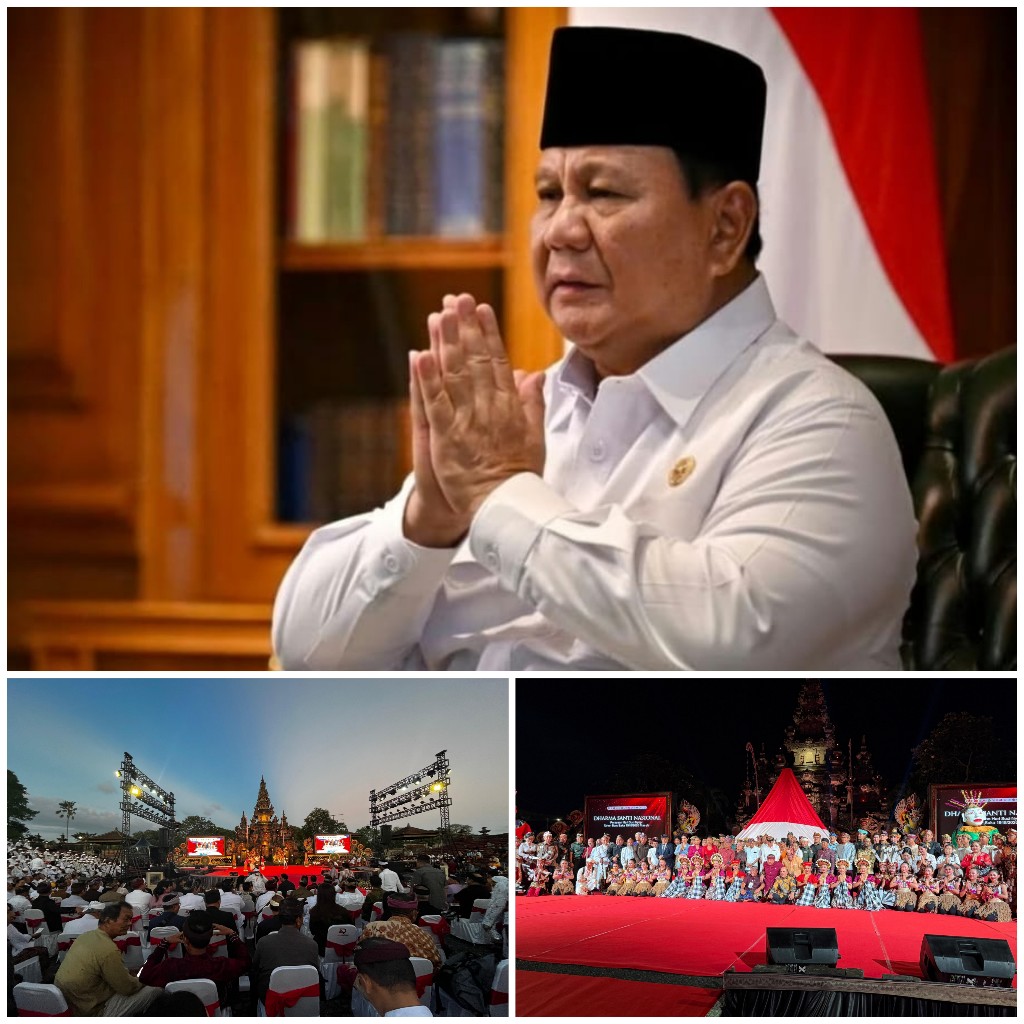 Presiden Prabowo; Dharma Santi Nyepi 1948: Umat Hindu Indonesia Bagian Penting Persatuan Bangsa