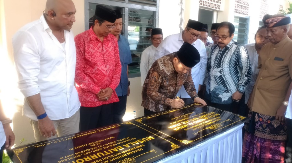 Dokumentasi dari - Wamenag RI Resmikan Musholla Keramat Banjar Jawa Buleleng, Berdiri Era Panji Sakti dan Raja Mataram