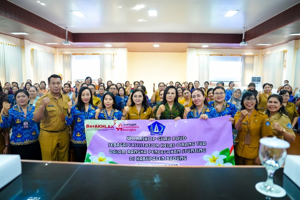 Bunda PAUD Badung Buka Workshop, Perkuat Peran Guru Sebagai Fasilitator Cegah Stunting Sejak Dini