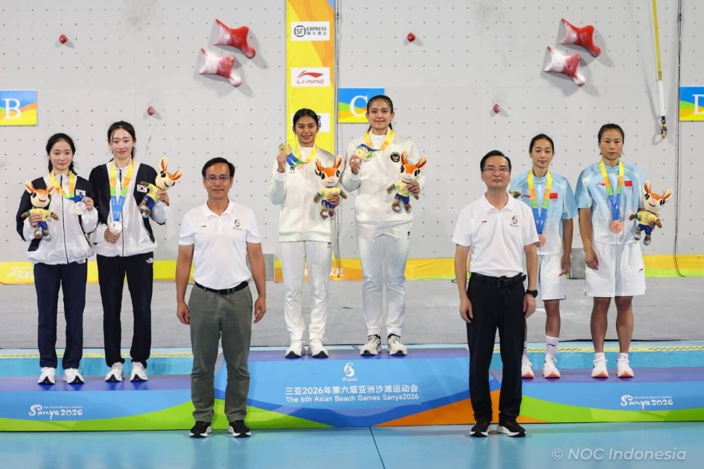 Dokumentasi dari - Pecahkan Rekor Dunia, Tim Speed Relay Putri Indonesia Raih Emas di Asian Beach Games Sanya