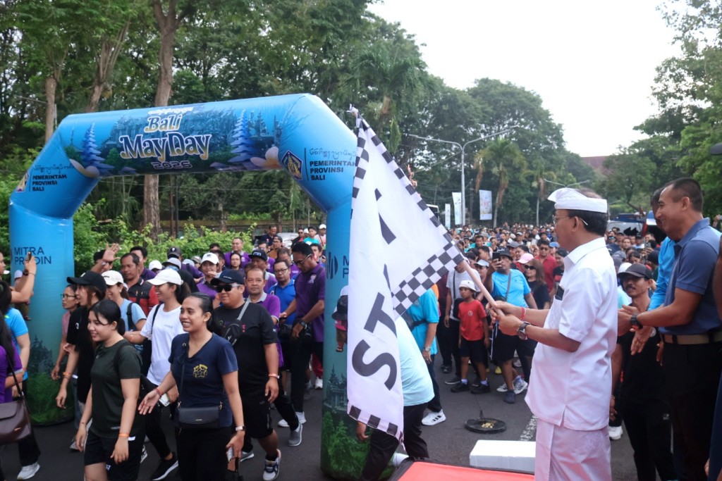 Gubernur Koster Salut, Peringatan May Day Begitu Edukatif, Rekreatif, dan Menyentuh Sisi Sosial
