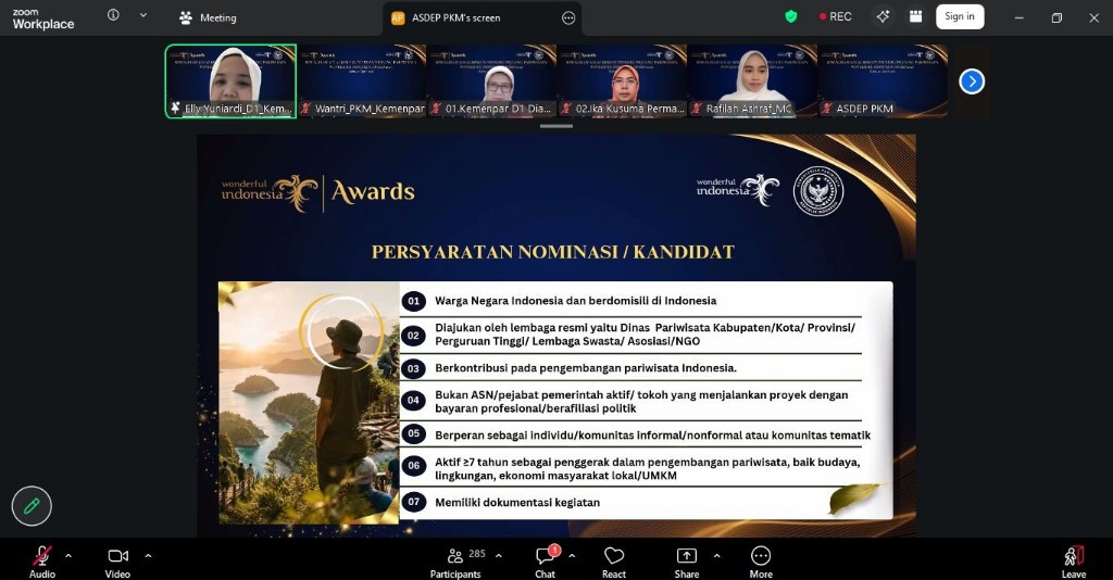 WIA 2026: Strategi Kemenpar Angkat Praktik Baik Pariwisata Berkelanjutan