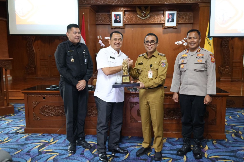 Dokumentasi dari - Wali Kota Jaya Negara Terima Kunjungan KKP Sespimmen Polri