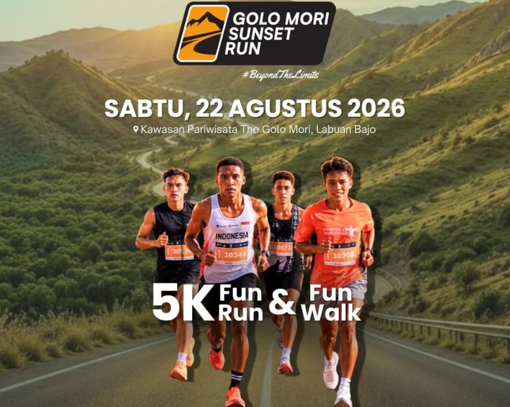 Sport Tourism The Golo Mori Kembali Digelar, Tiket Sunset Run 2026 Mulai Dijual