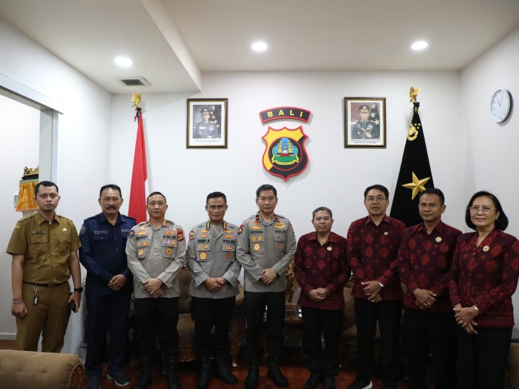 Wakapolda Bali Terima Audiensi Komisi Informasi Provinsi Bali, Perkuat Sinergitas Keterbukaan Informasi Publik