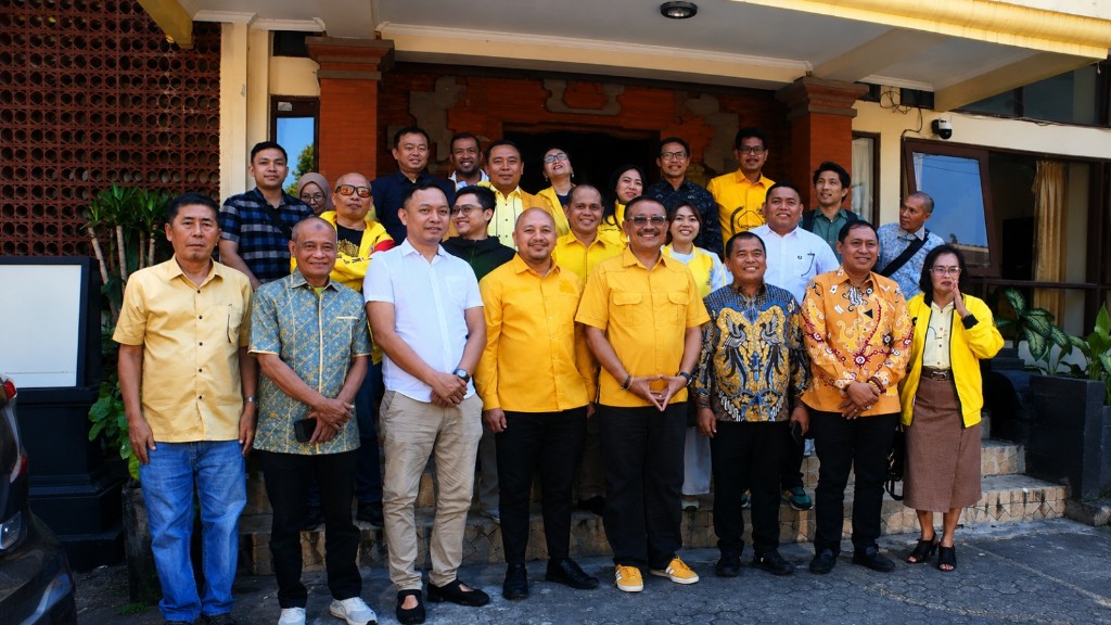 Fraksi Golkar DPRD Sulsel Sambangi Kantor Golkar Bali, Demer Komit Perjuangankan Pemerataan Pembangunan