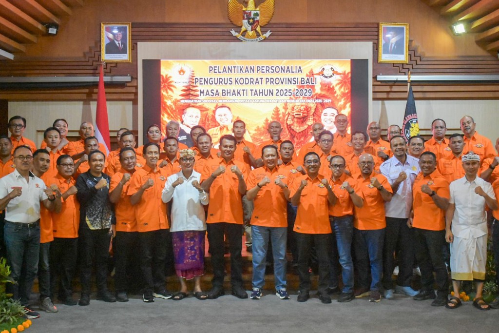 Sekda Eddy Mulya Hadiri Pengukuhan Pengurus Kodrat Bali Masa Bakti 2025-2029 