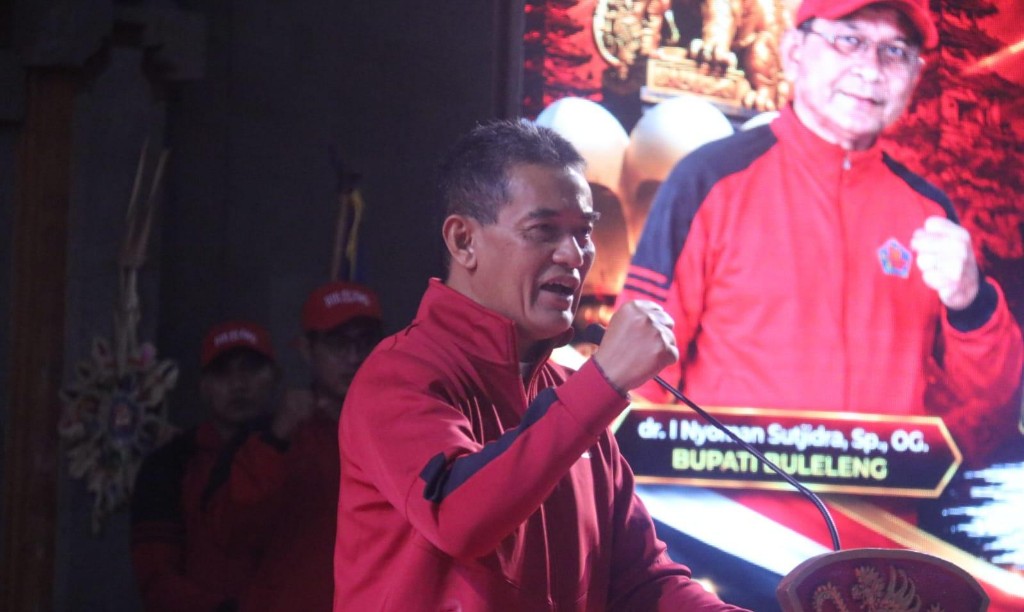 Wabup Gede Supriatna, Lepas 1.275 Atlet dan Official Menuju Porjar Provinsi Bali