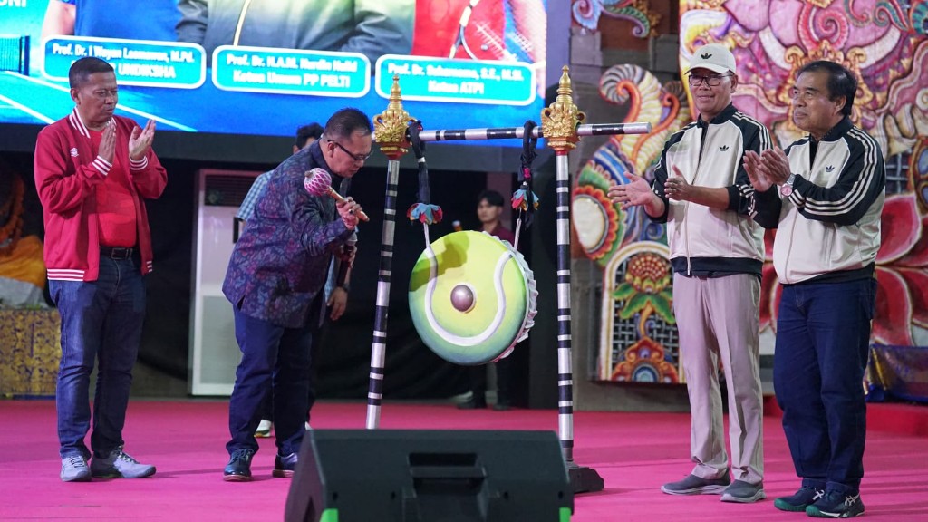 Kejuaraan Tenis ATPI 2026 di Undiksha Dibuka, Perkuat Jejaring Akademik Lewat Olahraga